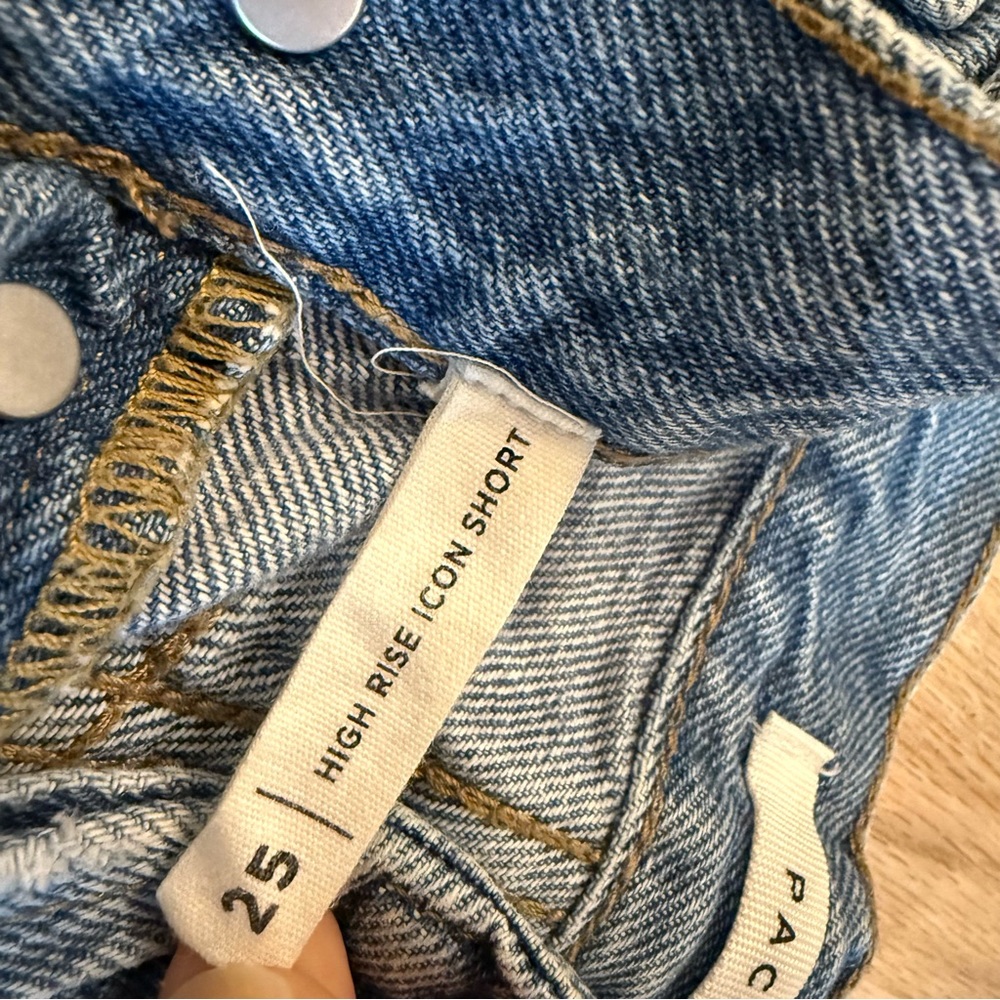 PacSun • High Rise Icon Denim Shorts - Picture 8 of 9